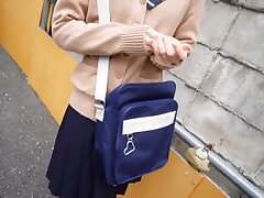 IND-083 Akiho's Tight Pussy Thrilled by Vibrators Getting Deeply Stuffed