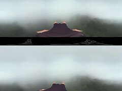 AVOPVR-009 Sexy Red Lingerie Babe Leads Intense Threesome Action